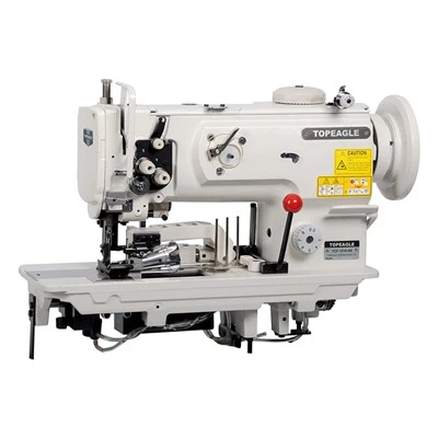 Máquina de costura de alimentação composta TCF-1510-AE com cortador de borda e dispositivo de encadernação